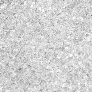Size 6/0 Toho Demi Round 10 grams T1 Crystal Transparent