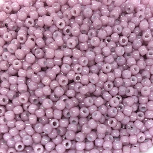 20 grams Toho T127 Lustered Rose Pink/Light Mauve Opaque size 11/0 Toho Japanese Round Seed Beads  Craft supplies