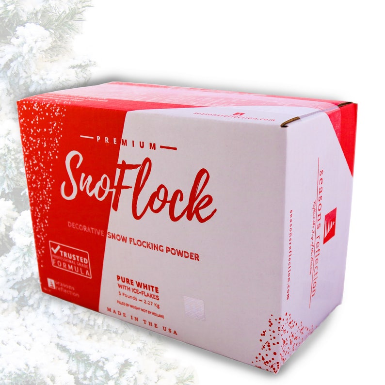 Genuine Christmas Tree Snow Flocking Powder SnoFlock Brand Etsy