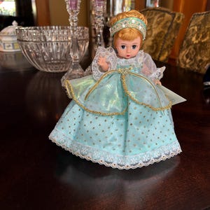Beautiful Vintage Madame Alexander Ball Gown Cinderella 8” Doll ~ Original Hang Tags Attached ~ Nice Limited Collector Addition of 3000