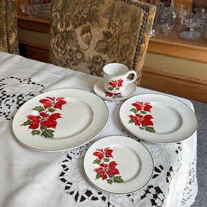 Reizender Weihnachtsstern im Ruhestand von Cuthbertson ~ Hergestellt in England ~ Wunderbare Weihnachtsergänzung