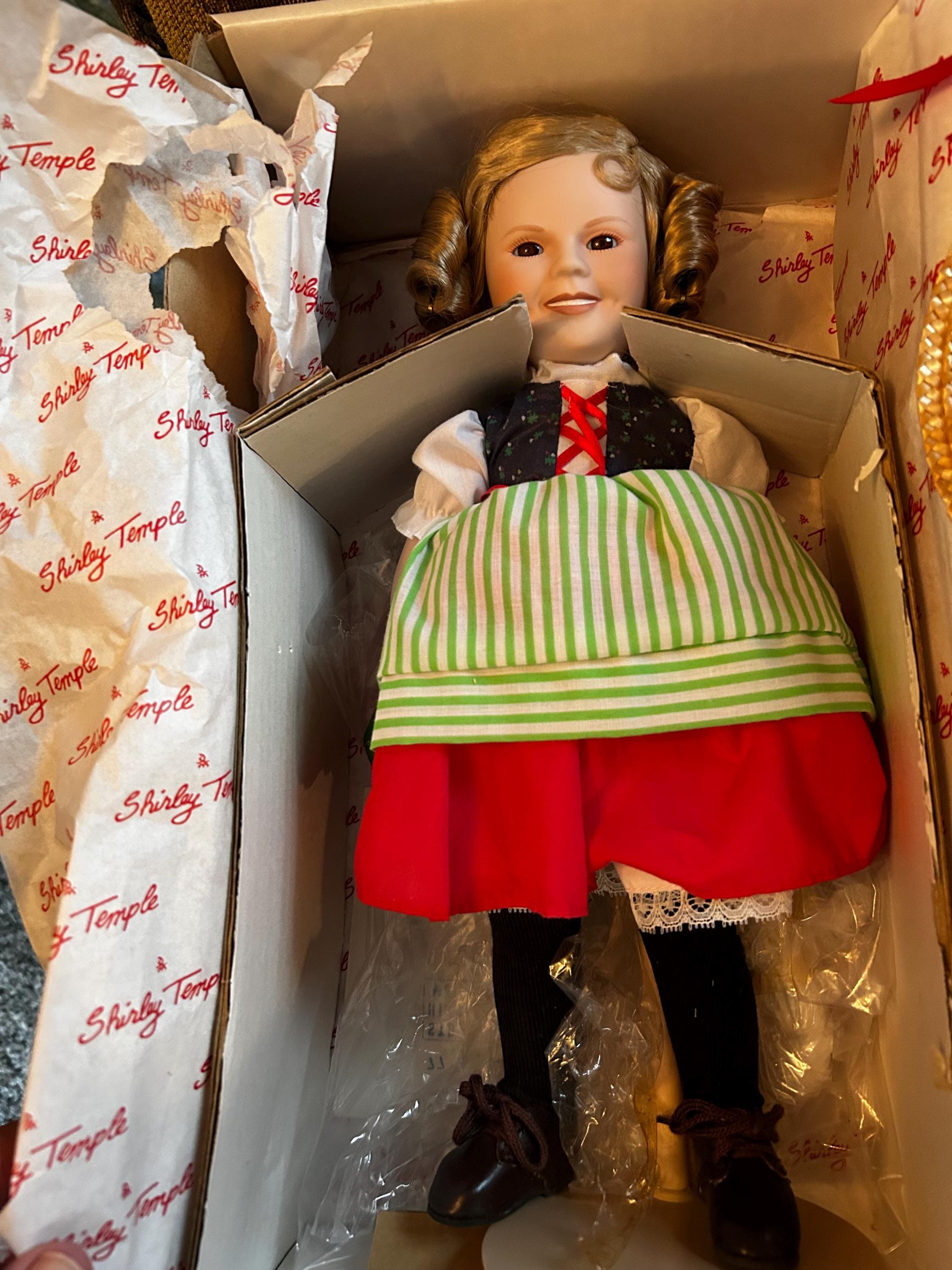 Highly Collectible Shirley Temple Danbury Mint Porcelain Doll
