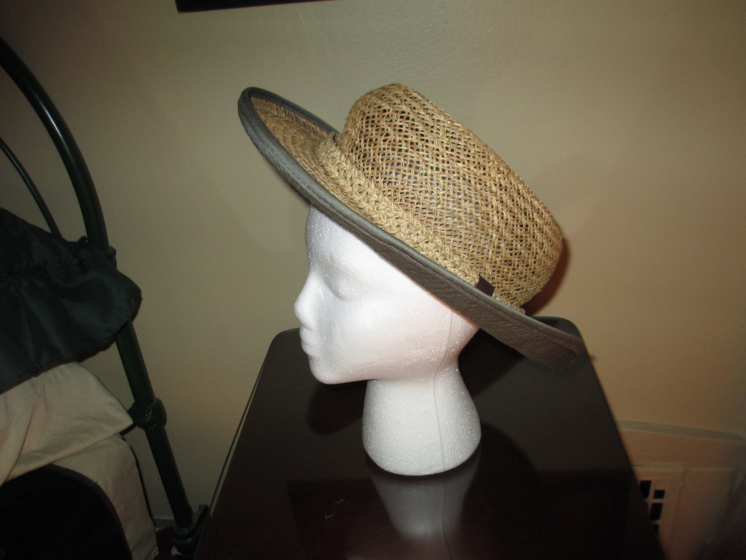 Club Straw Mens Fedora Hat 