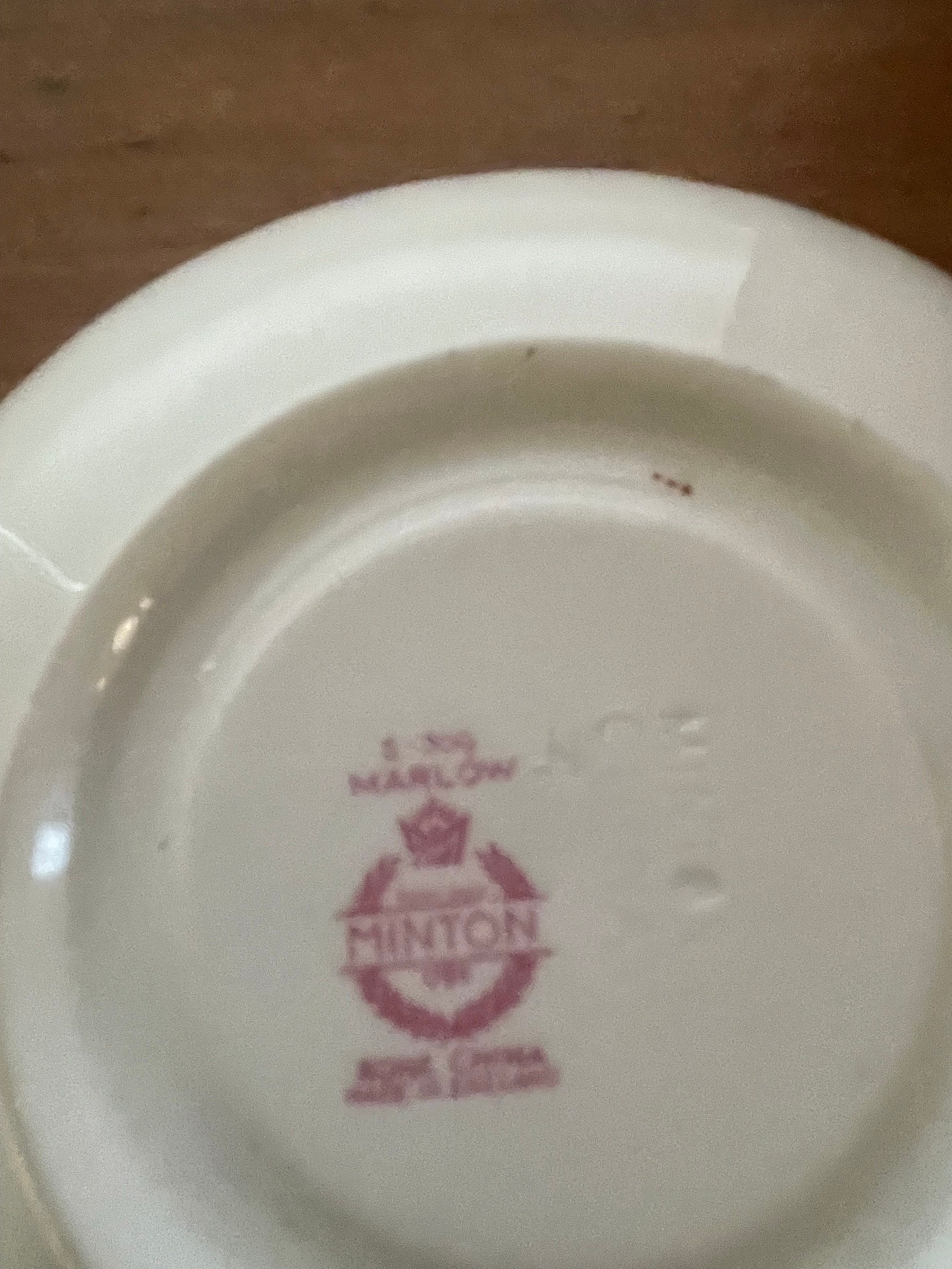 Lovely Retired Minton English Bone China Cup & Saucer Lovely Retired Minton English Bone China Cup & Saucer