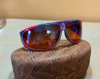 Vintage Viper Gay Pride Inspired Rainbow Wrap Around Frame Sunglasses ~ Summer Ready