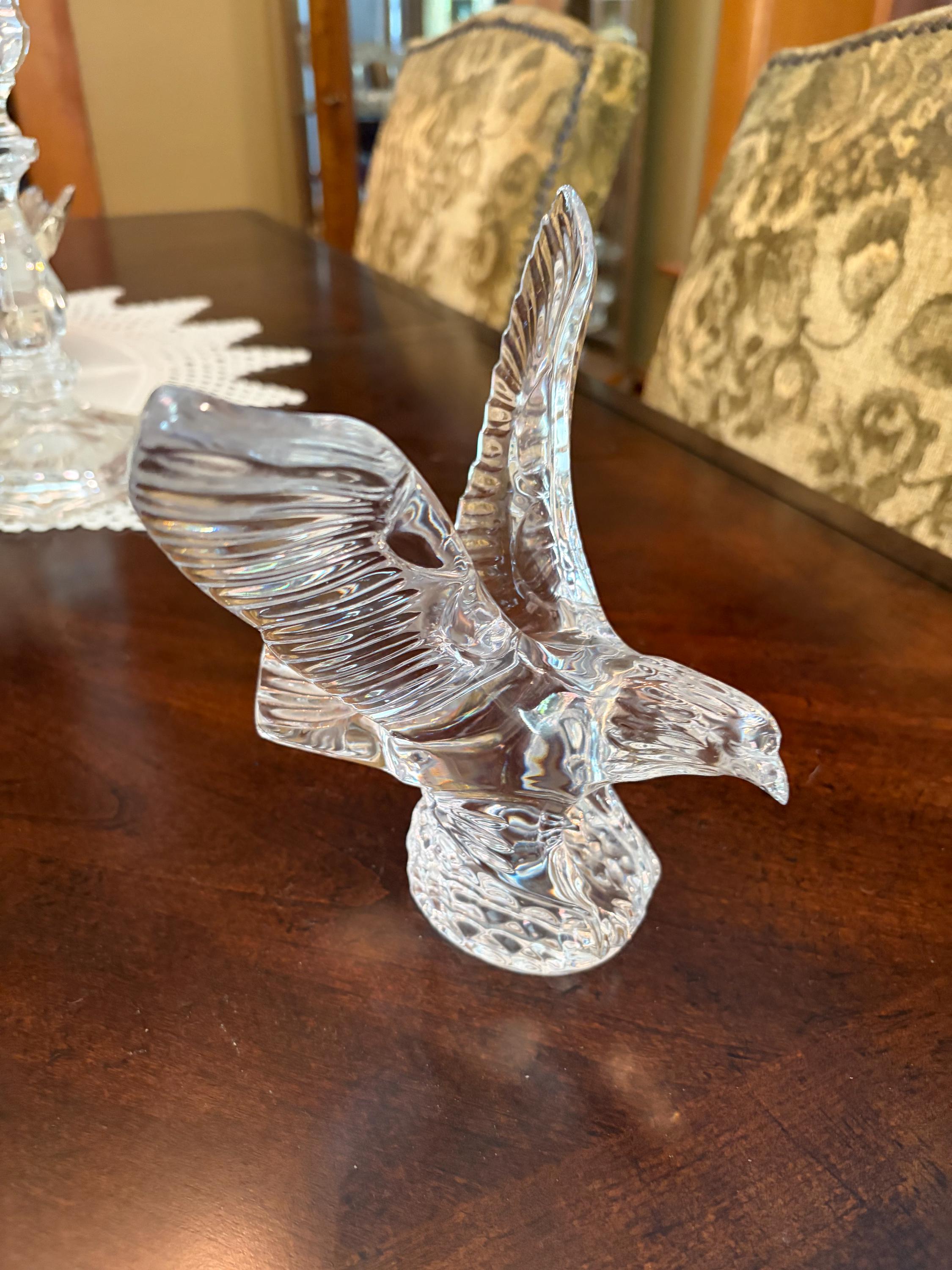 Crystal Eagle Figurine - Etsy