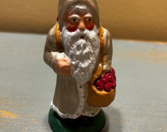 ヴィンテージのブリンのサンタのそりクリスマスオルゴール〜素敵な