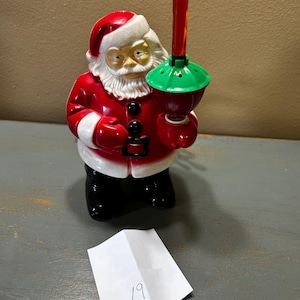 Rare Vintage 1950s Royal Bubble Light Santa ~ Bubble Light Included ~ Nice Condition! #19