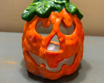 カボチャ型 陶器 ハロウィン ヴィンテージ ハロウィン 陶器型 かぼちゃ 擬人化 ジャック・オー