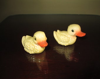 ADORABLE Goebel Two Baby Duck Figurines - Very Nice!