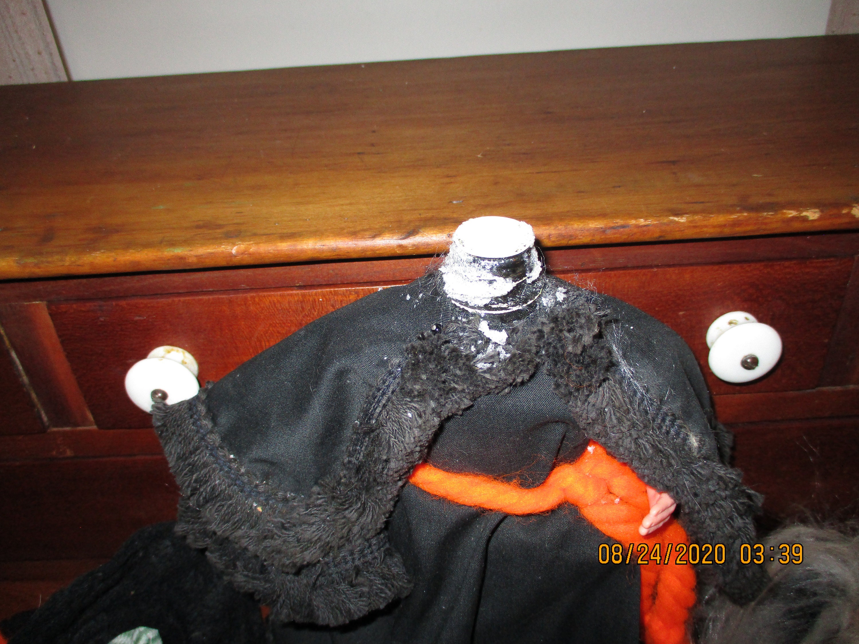 Scary Vintage Halloween Witch Figure Home Made / Crafty Folk Etsy