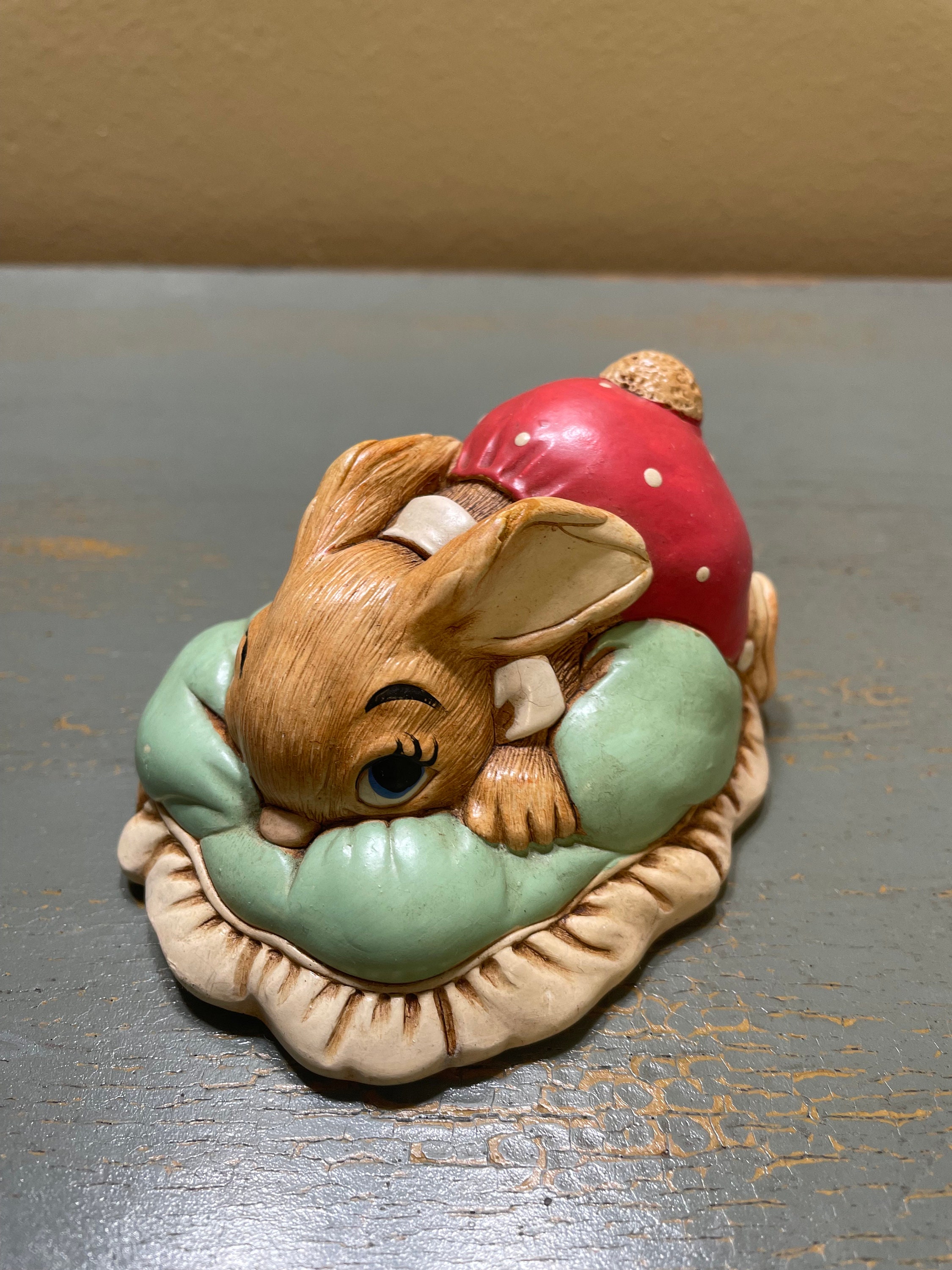 Pendelfin rabbit in bed Clearance