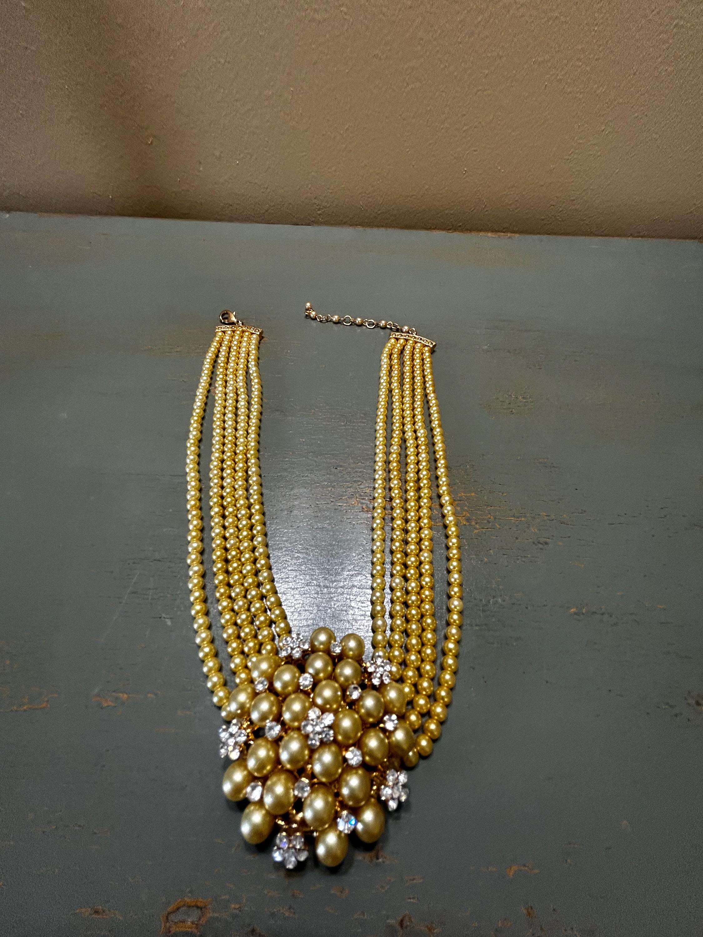 と*も様 ジャンク品1950年代 ミリアムハスケルデザイン ネックレス