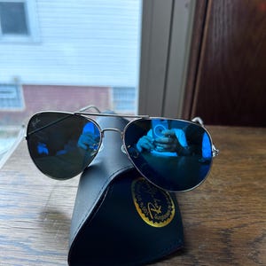 Ray Ban Blue Aviator - Etsy display picture 1