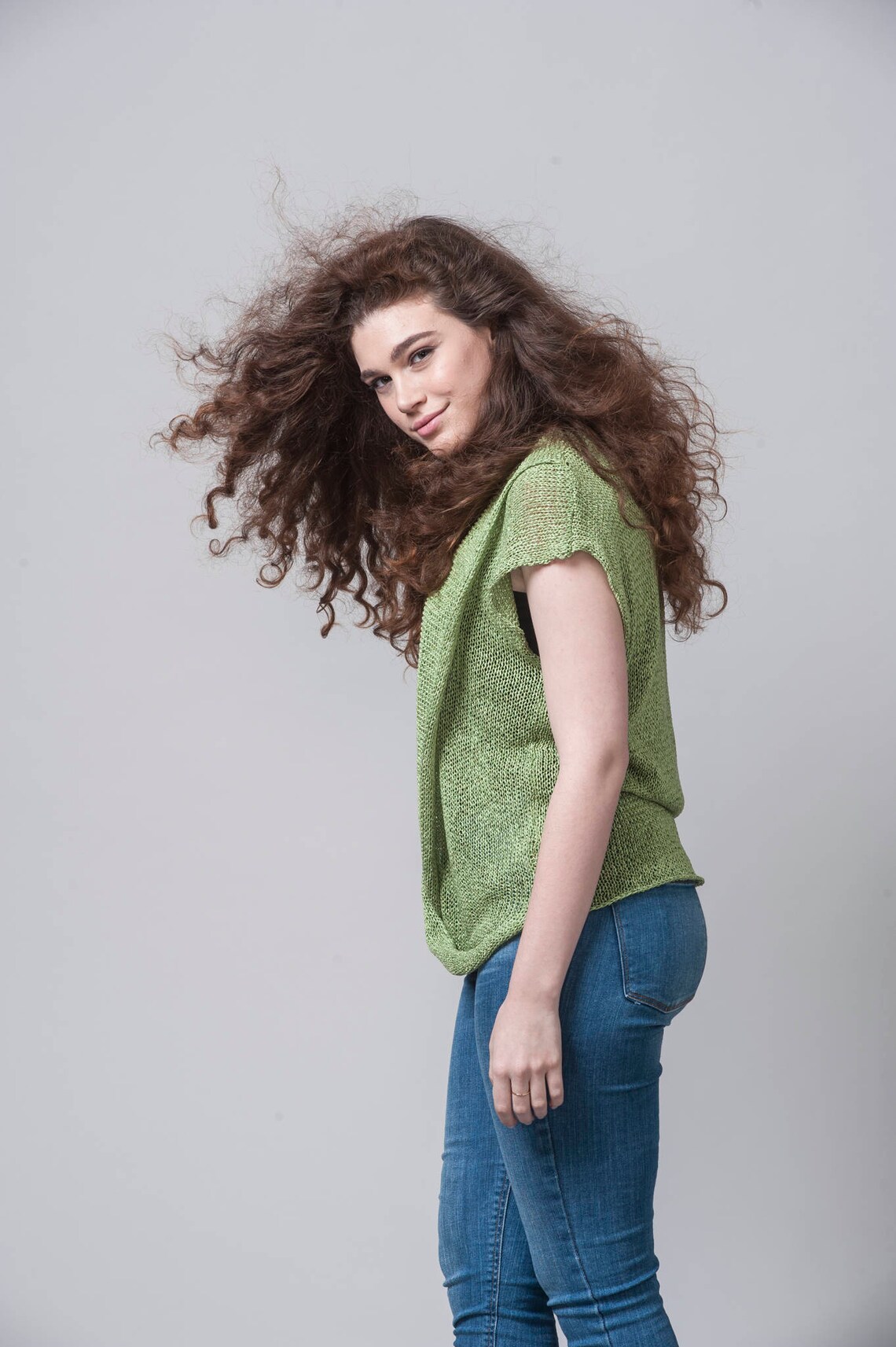 LOOSE KNIT TOP main image 1