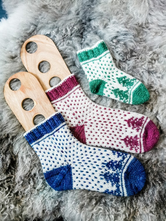 Chaussettes de Noel arrive Pattern Only Digital Pattern en anglais norvegien Etsy France