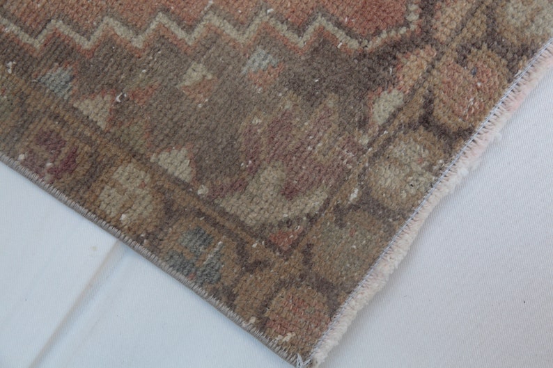 One of a Kind Turkish rug,Small Rug,Entrance rug,Soft Rug,Wool Rugs,Vintage Rug,Doormat Rug,Oushak Rug,Oriental Rug,Turkey Rug,old tribalrug