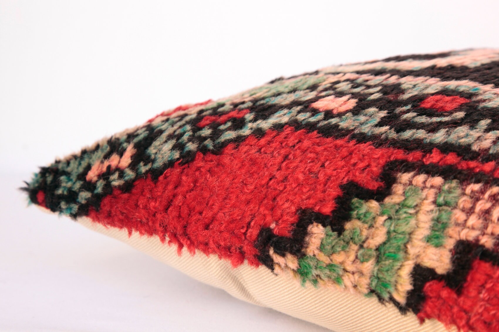 18 x 18 Rug pillowPillow caseThrow PillowVintage Rug Etsy