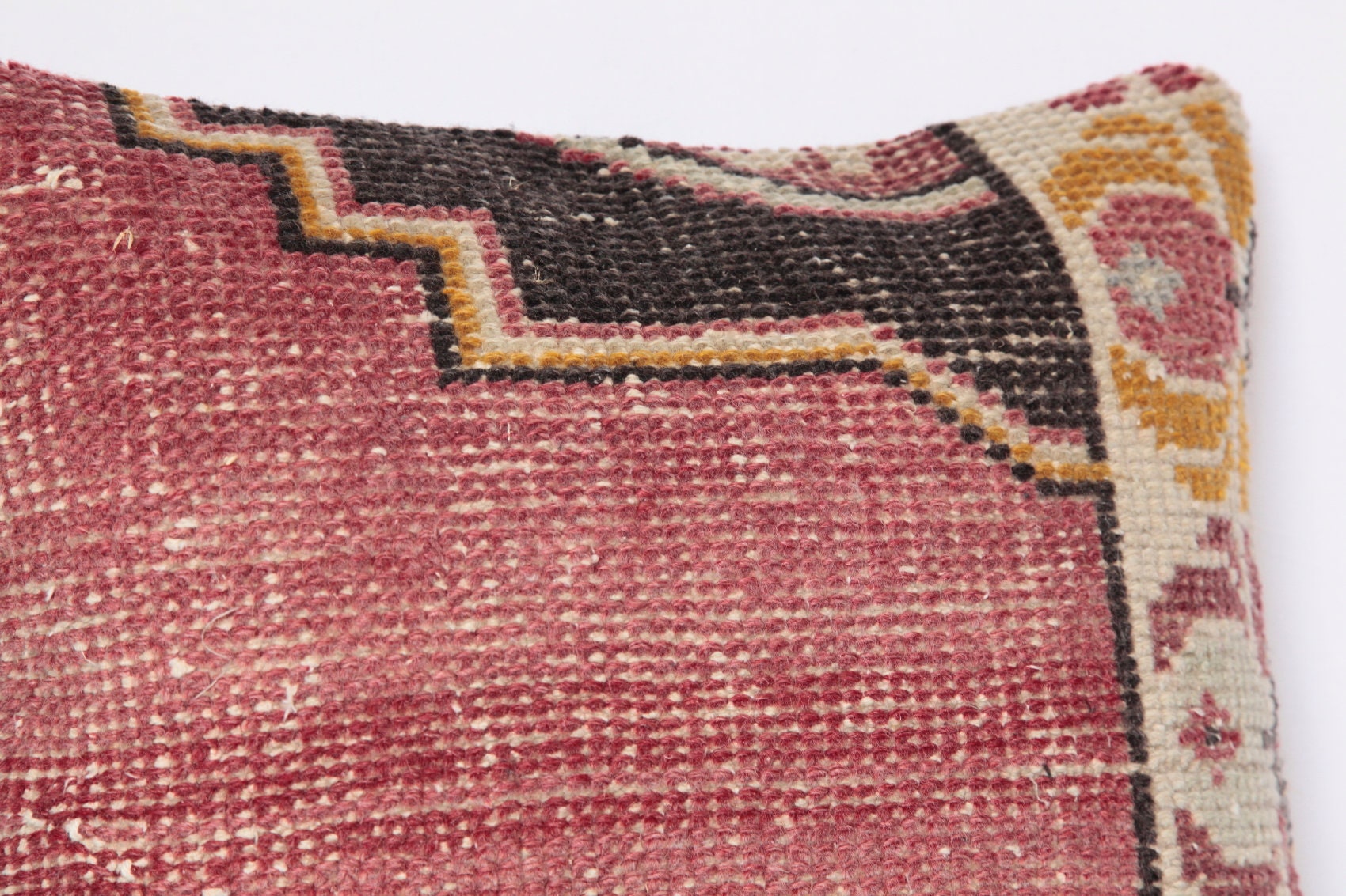 Turkish Carpet Pillow 16x16 Red Turkish Rug Pillow Cover Etsy