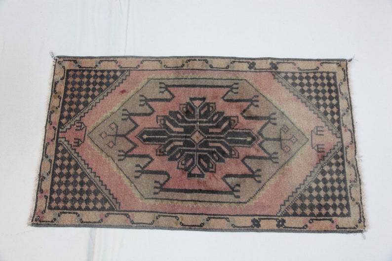 3x2 Rug,Bathroom Rug,Small Rug,Rugs,Cream Rug,Green Rug,Soft Rug,Ligt Greey Rugs,Vintage Rug,Doormat Rug,Oushak Rug,Oriental Rug,Turkey Rug,