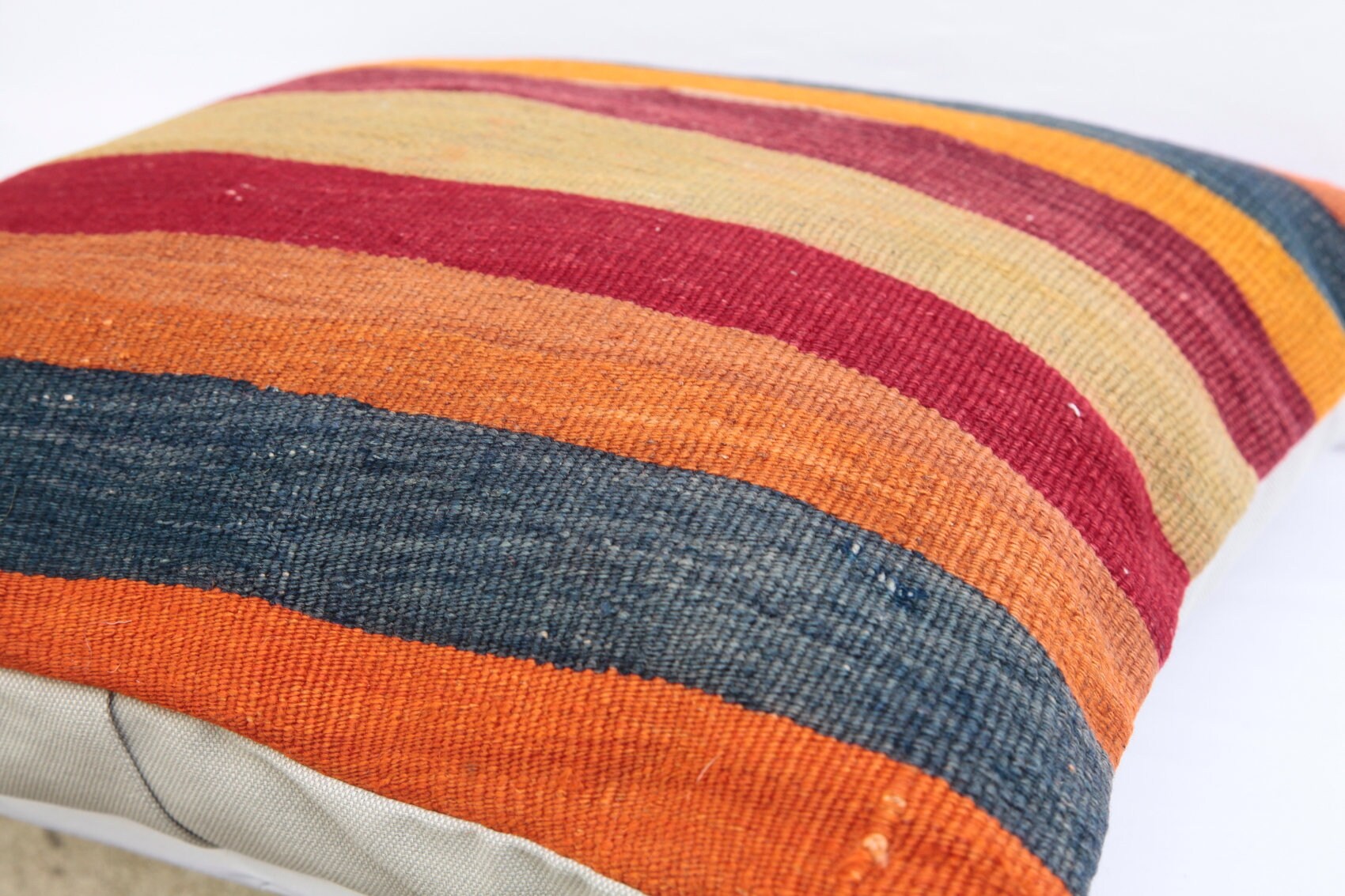 20x20 Kilim Pillow Turkish Pillow Cover Anatolian Kilim Pillow Etsy