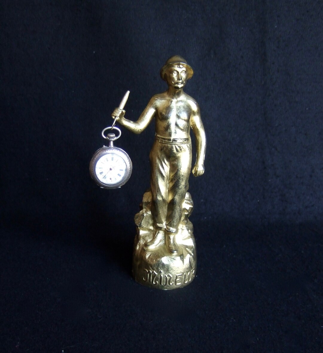 RARE ANTIQUE FRENCH Pocket Watch Stand Display Holder Circa Etsy