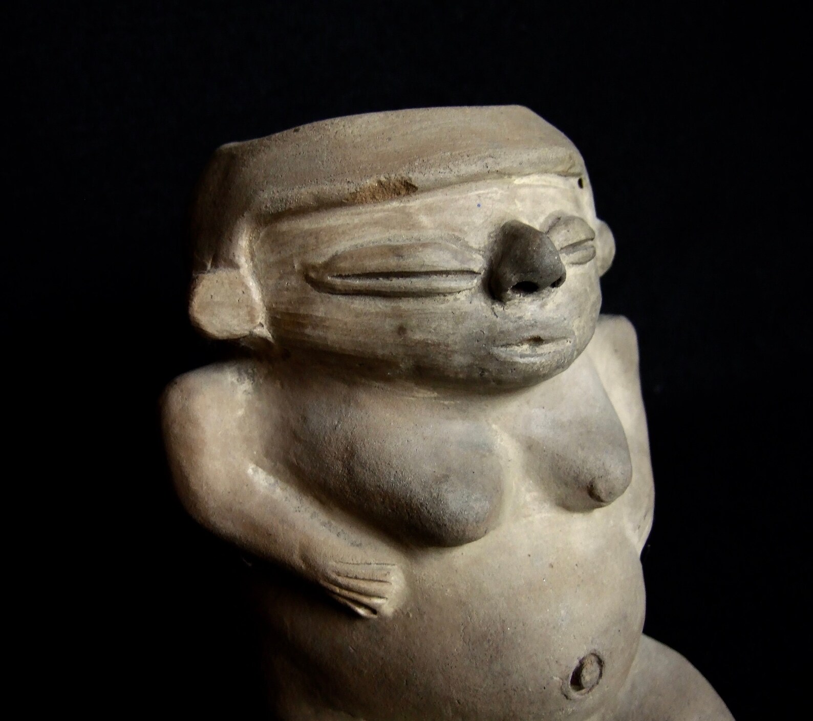 PRE COLUMBIAN TERRACOTTA Female Fertility Figure Large Etsy