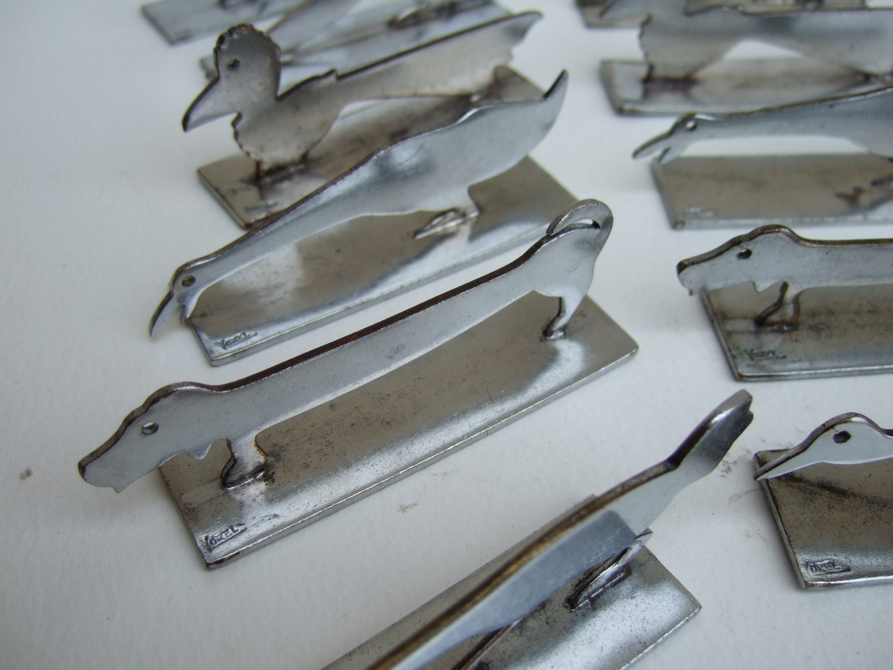 アンティーク アールデコ ナイフレスト 12 個セット ヨレル製