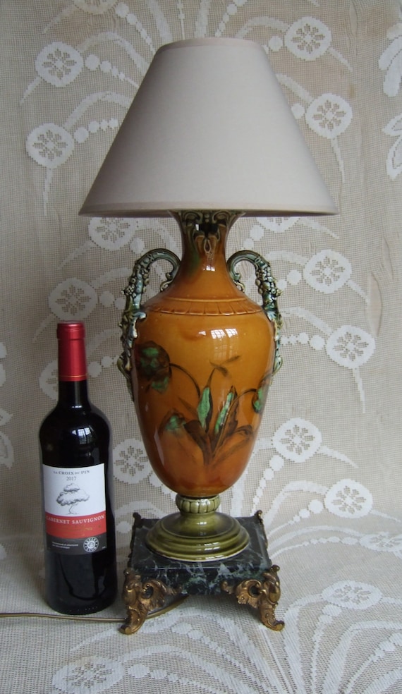 Fine Antique French Large High Quality Giltbronze Marble and