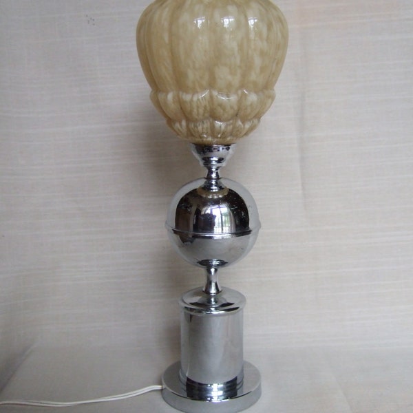 FINE ANTIQUE FRENCH Art Deco table lamp, light