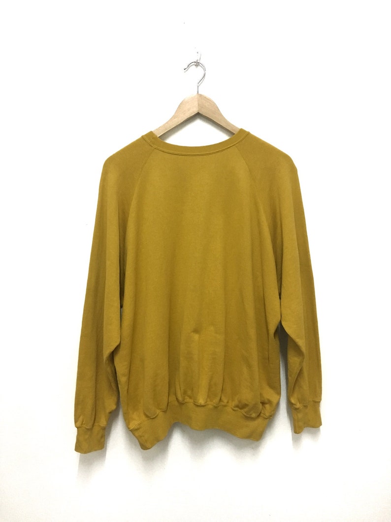 Elle Paris Sweatshirt Sweater Jumper Pullover size L long sleeve spell out