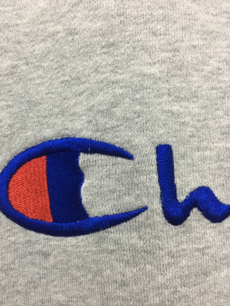 Rare Champion Sweatshirt Sweater Crewneck jumper pullover size m men long sleeve spellout