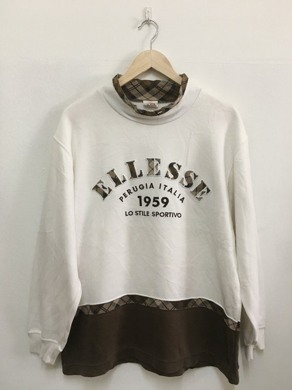 white ellesse jumper
