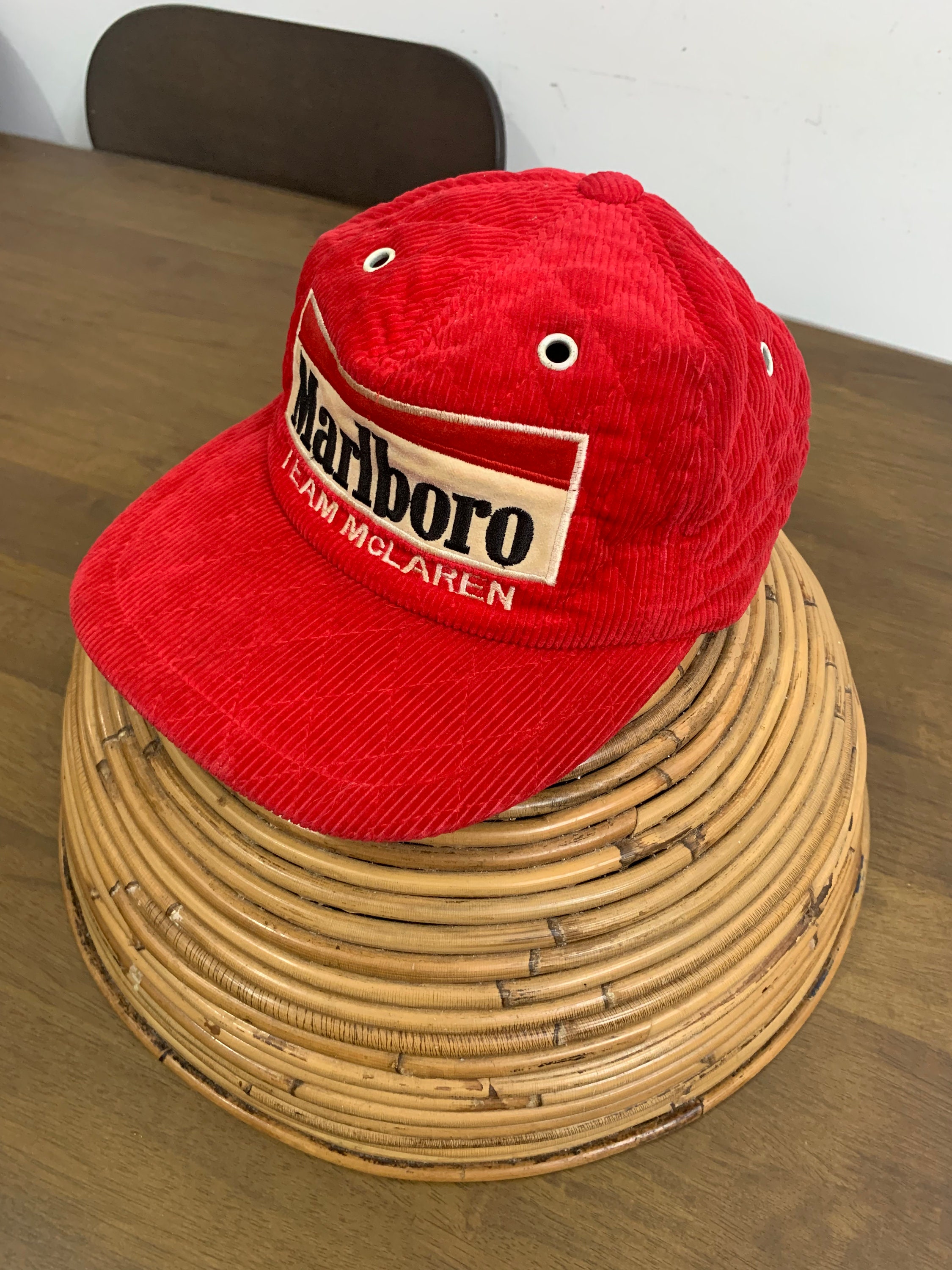 Vintage Marlboro Mclaren Corduroy Hat - Etsy
