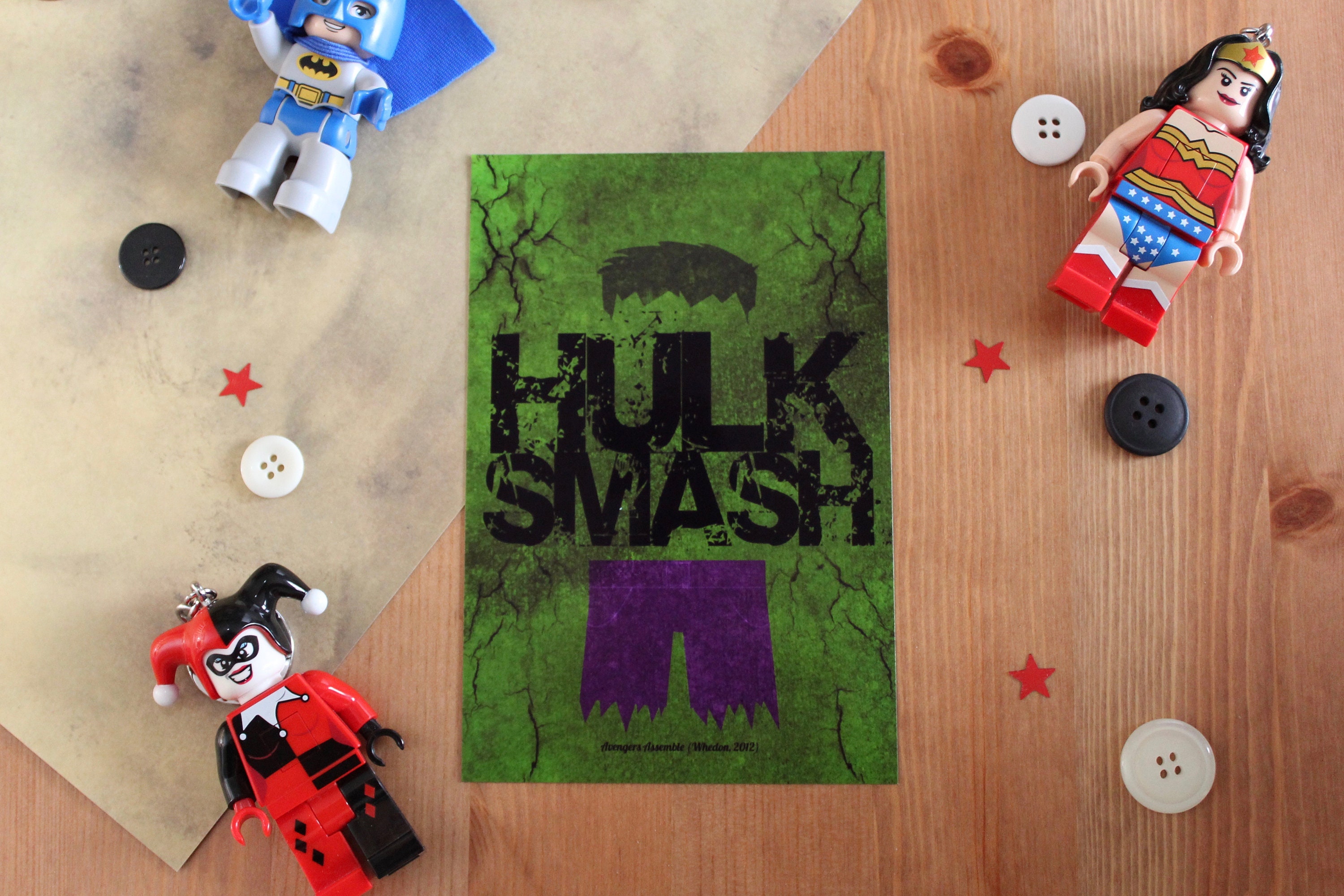Hulk Quote Marvel Print Superhero Print Typography Print Superhero Fan