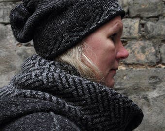 Knitted infinity scarf,winter accessories,soft and casual Valentines Day gift,lovely gift for him,comfort life.
