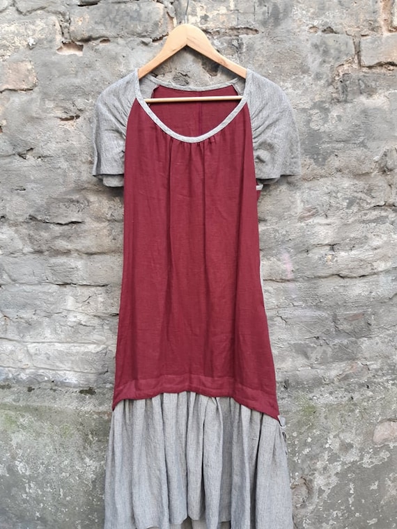 Linen Summer Dress,bohemian Clothing,linen Clothing,eco Friendly