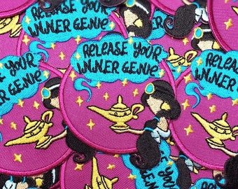 Release Your Inner Genie Embroidered Iron-on patch