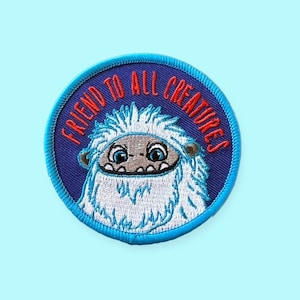 Abominable movie Inspired "Friend to All Creatures" Embroidered Iron-on patch