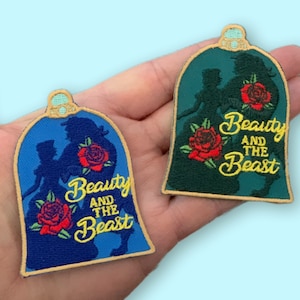 Beauty and the Beast Embroidered Patch: Tale As Old As Time