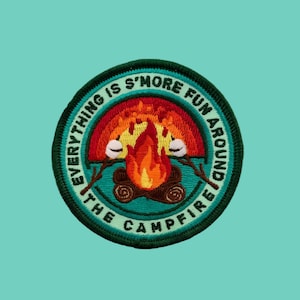 Alles ist S&#39;more Fun Am Lagerfeuer Aufnäher zum Aufbügeln