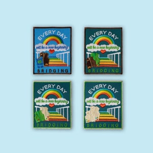 Bridging Ceremony Embroidered Iron-on patch