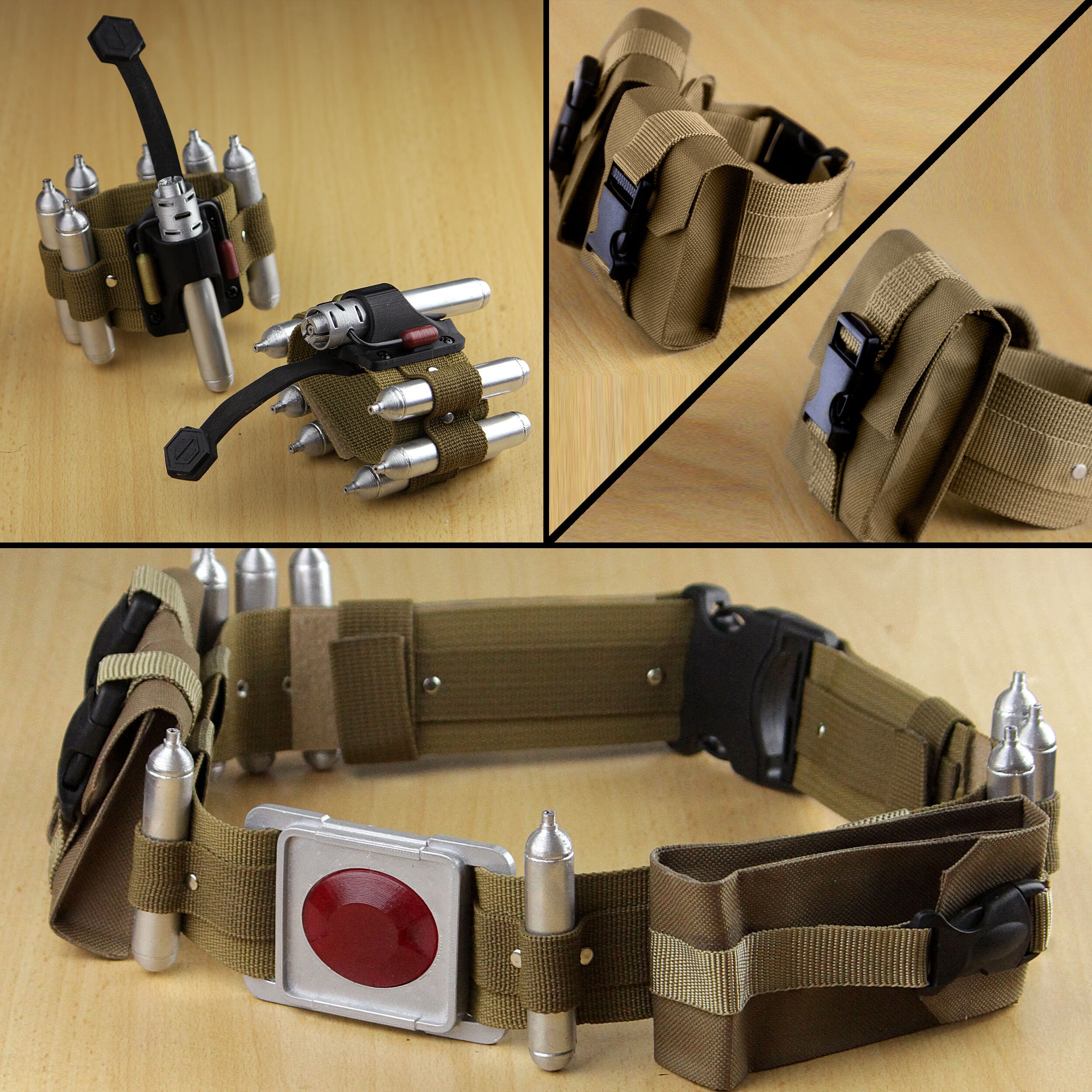  Shooter Scarlet Belt and Anklets Etsy