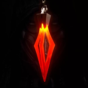Couteau Kunai Scorpion Mortal Kombat 11 - AVEC LUMIÈRE LED