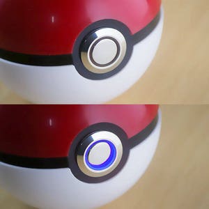 Pokeball Pokemon Pikachu, realistic on and off image 6