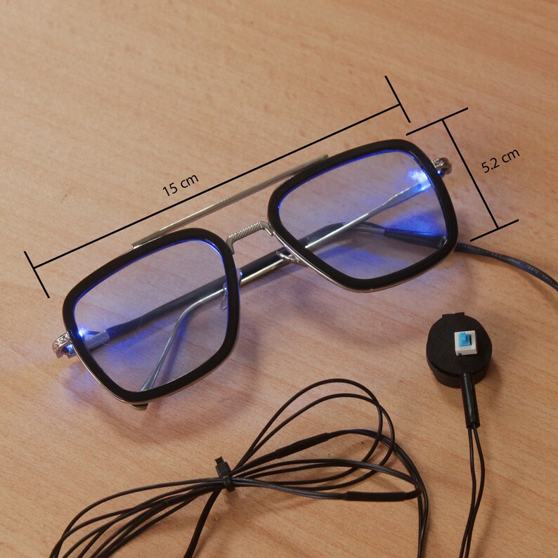 Spiderman E.D.I.T.H Brille led Licht Tony Stark / Iron man ...