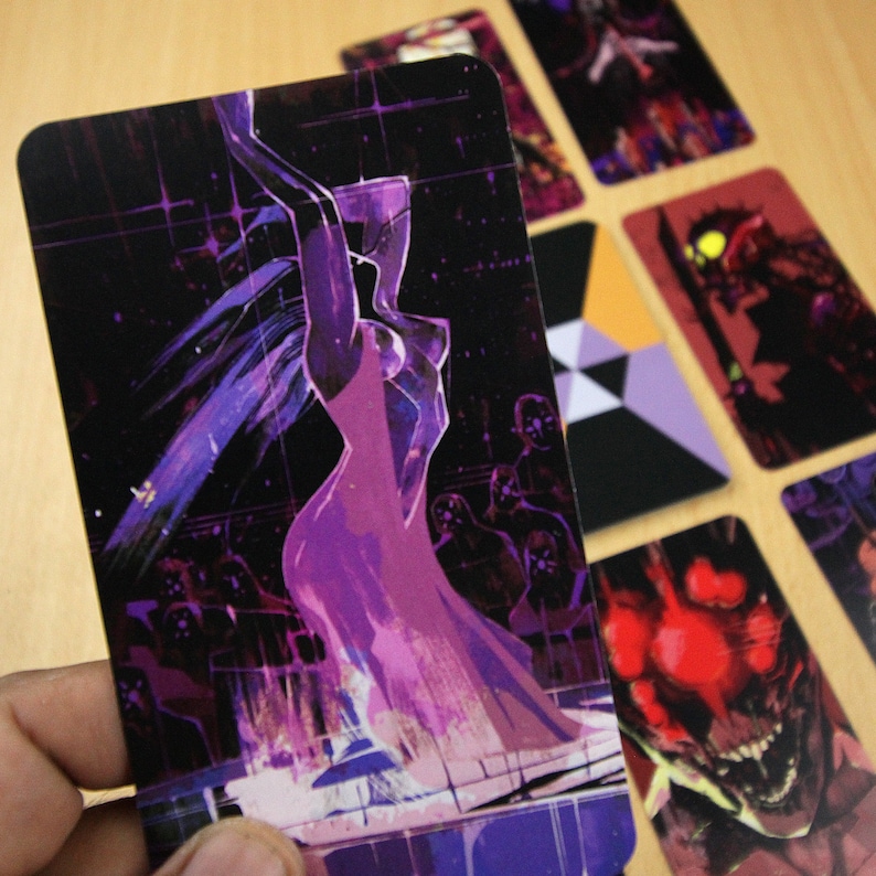 Cyberpunk 2077 Tarot Deck 22 cards Etsy