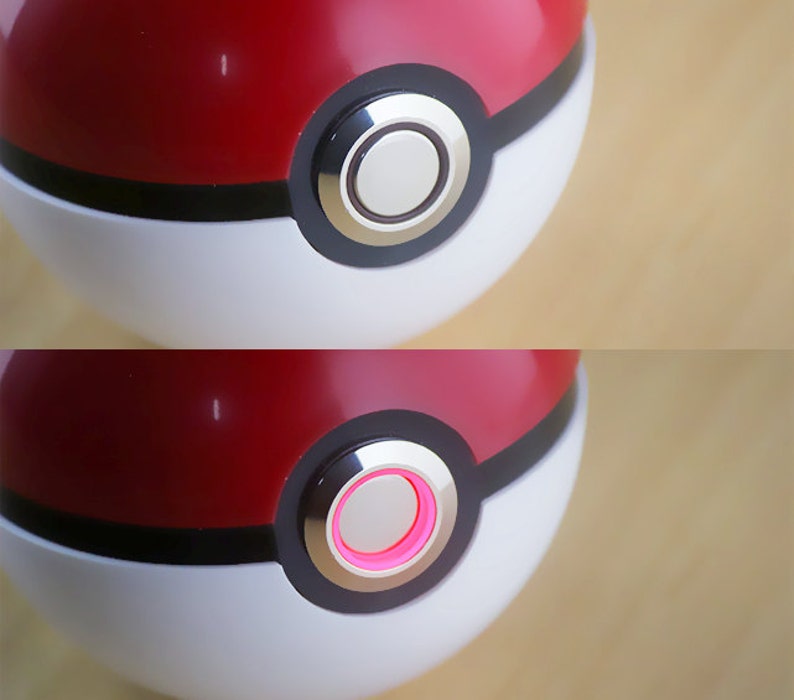 Pokeball Pokemon Pikachu, realistic on and off image 2