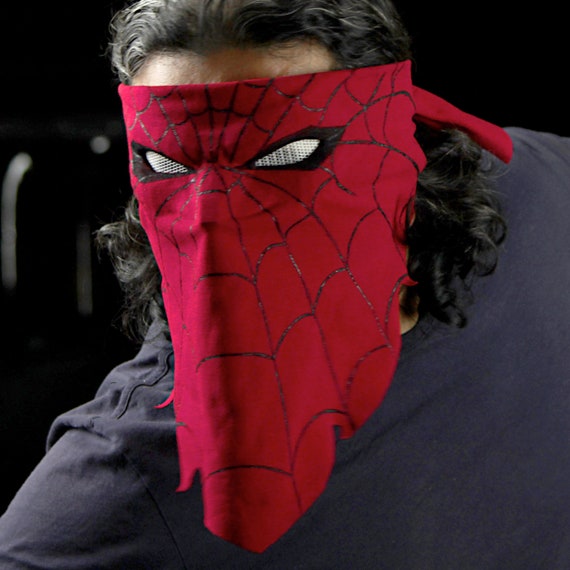 Spider-Man Costume Pull Down Mask Beanie