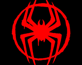 Spideman across the spider verse / vector logo / DIGITAL DOWNLOAD